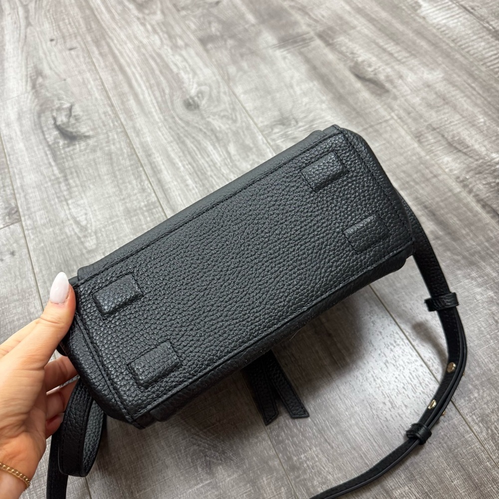 Oroton Avalon Mini Bucket Bag Black Crossbody - Picture 7 of 7